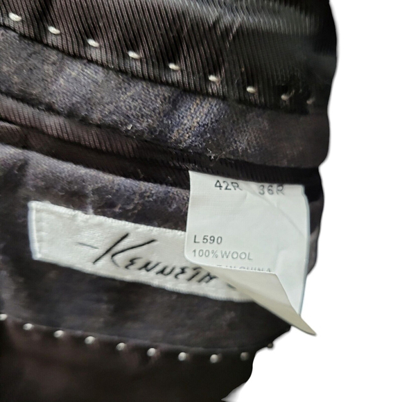 Kenneth Cole New York Men's 100% Wool Suit Separate Jacket 42R. Excellent Cond. - Picture 9 of 10